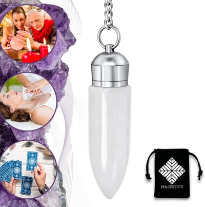Radiesthesie Pendel Bergkristal voor Waarzeggerij en Chakra Balans