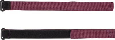 Velcro straps burgendy