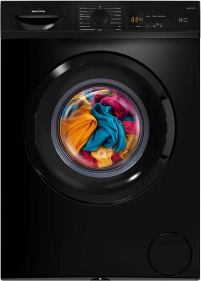 Salora WASH6B - Wasmachine - 6 kg - 1000 RPM - Washing Machine - Zwart