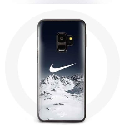 Samsung Galaxy S9 hoesje met Nike-logo, sneeuw en winterse uitstraling