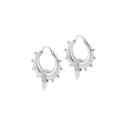 Zilver Indian Boho Hoop