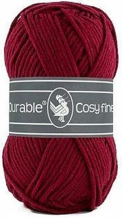 10 x Durable Cosy Fine Bordeaux (222)