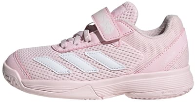 Adidas Performance Courtflash Tennisschoenen Met Klittenband Kids - Kinderen - Roze