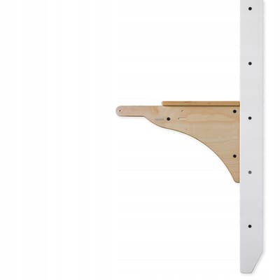 MUVV - Tafelblad van 80x40 cm voor gymnastiekladder - Draagvermogen 120 kg - geolied multiplex - Voor kinderen en volwassenen
