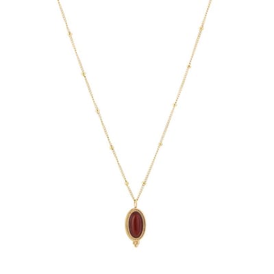 Bijoutheek Collier Tribal Dots Red