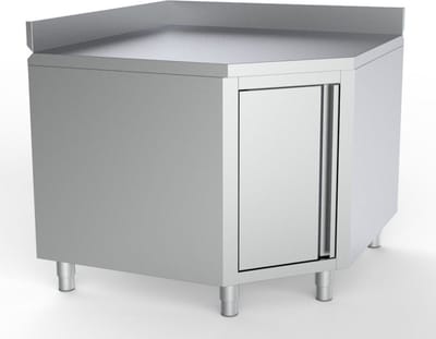 WERKTAFEL HOEK MET DEUR EN RAND 1000/1000 VOOR 600MM TAFELS | 7333.0290