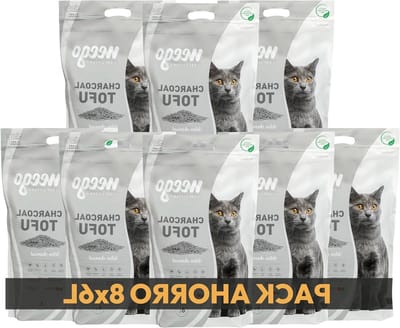 Kattenbakvulling Tofu - Absorberend Zand - Geurcontrole Kattenbak - Biologisch Afbreekbaar - 6 Liter - N.v.t.