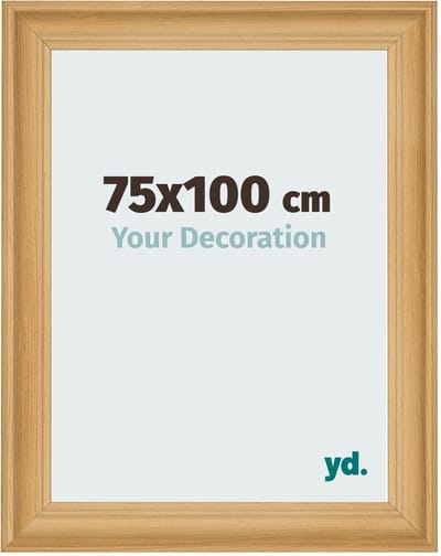 Your Decoration - Fotolijst 75x100 cm - MDF - Dennen Houtnerf - Lazio