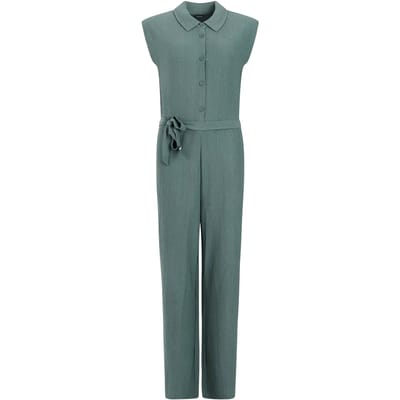 Protest PRTKenzy - Jumpsuit Dames - Normale pasvorm Knoopsluiting - Zwart