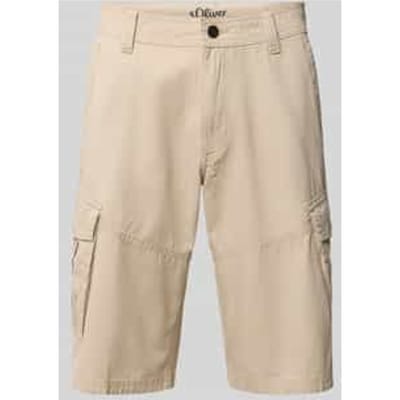 relaxed fit cargoshorts van puur katoen