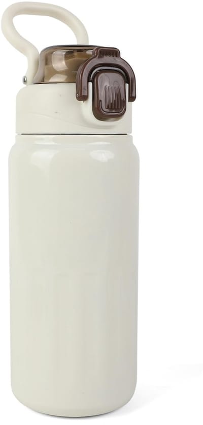 NTHProducts - Thermosfles met Rietje - Ideaal voor Sport en Wandelen - 500 ml - Duurzaam en Veilig - Geschikt voor Kantoor en School ...