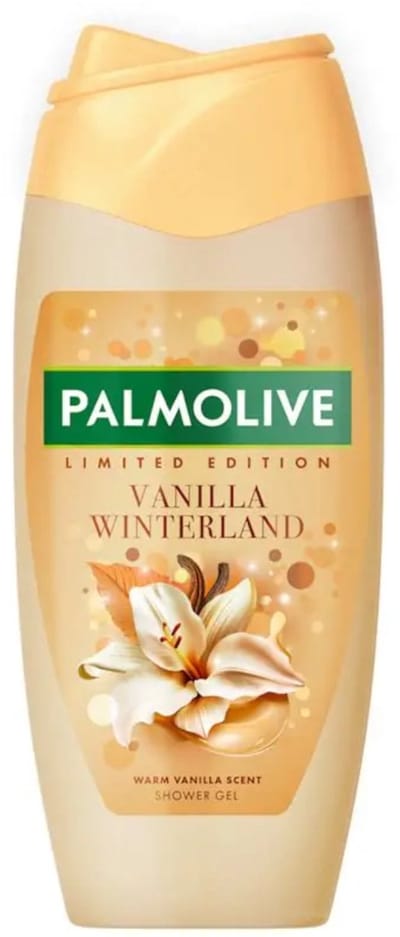 Palmolive Vanilla Winterland Showergel | 1x 250ml - Winterse Vanille Geur | Verzorgende formule met aangename geur - Limited Edition