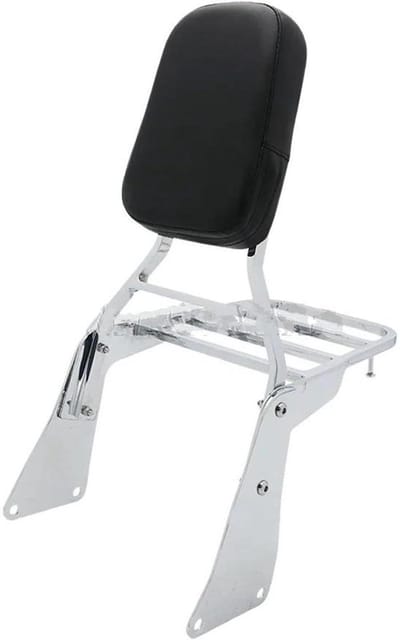 Passagierskussen Motor - Rugsteun Bagagerek - Comfortabel Rijden - Verstelbaar Ontwerp - 3.32 kg - Zwart