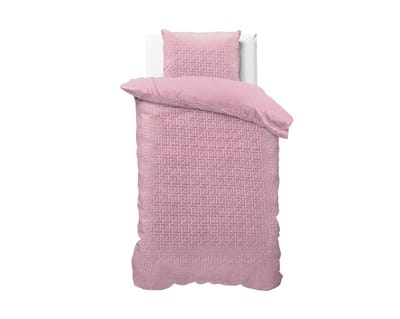 Sleeptime Fashion Dekbedovertrek - 140x200/220 + 1 kussenslopen 60x70 - Roze - Lits-Jumeaux
