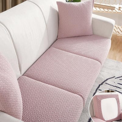 Stretch Sofahoes Effen Kleur Zitkussen Sofa Sofahoes All-Inclusive Vier Seizoenen Universele Hoes Stoffen Sofa Kussenhoes 45-60cm*65-80cm*5-20cm