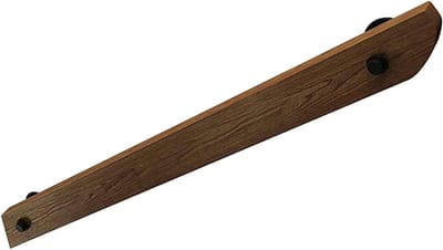 Trapleuningen - Wandsteunen - Veiligheid Binnenshuis - Massief Hout - 270 cm - Houtkleur