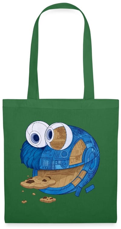 Sesamstraat Koekiemonster Machine Tas Van Stof Schoudertas