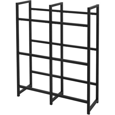 Drankenkrattenrek Drankenrek 6 kratten 91 x 31 x 116,5 cm antraciet staal ML design