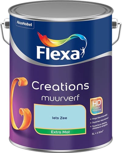 Flexa - Creations Muurverf Extra Mat - Iets Zee - Mengverf - 5 L