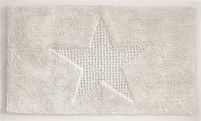 Kela Badkamer - Lindano Badmat 65x55 cm - Katoen - Wit