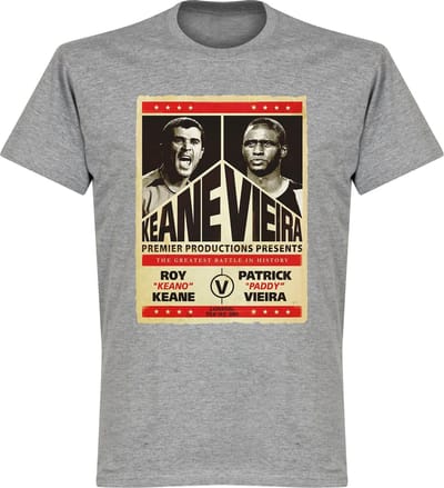 Keane vs. Viera Battle T-shirt - Grijs - S