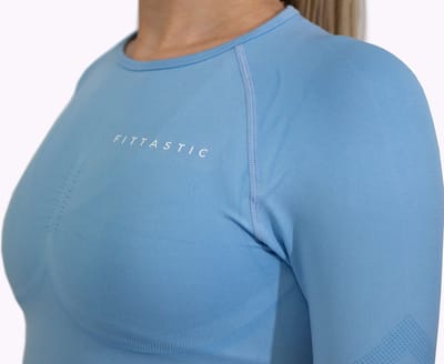 Fittastic Sportswear Longsleeve Sunny Blue