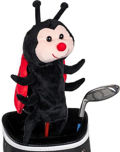 Grappige Lieveheersbeest Golfclub Hoofdbeschermer voor Hybride Clubs