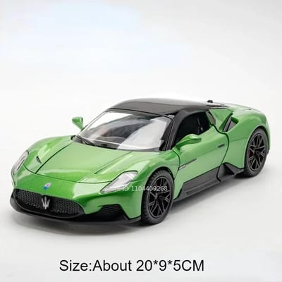 1:22 Schaal I8 Mc20 Sportwagen Model Speelgoed Diecast Metaal Pull Back Simulatie Geluid Licht Luxe Auto's Modellen Verzameling Ornamenten