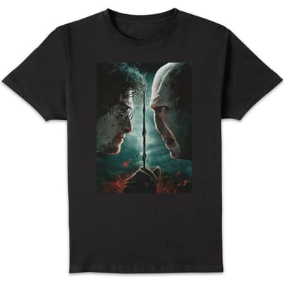 Harry Potter Deathly Hallows - Part 2 Unisex T-Shirt - Black - S