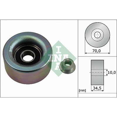 Schaeffler Ina Rondsel/geleiderpoelie, V-riem INA 532 0590 10