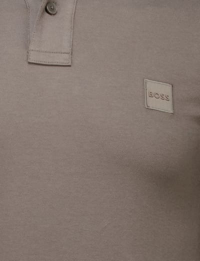 Heren Boss Hbo Passenger Premium Design Poloshirt in Open Beige 294