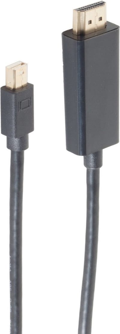 shiverpeaks BS10-72025 video kabel adapter 1 m Mini DisplayPort HDMI Zwart