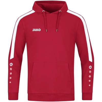 Jako Power Sweater Met Kap Heren - Rood | Maat: 3XL