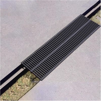 Afvoer Rooster Deksel - Drain Cover Rooster - Waterbeheer Buiten - Zwaar Verkeer Bestendig - 50x50x3 cm - Zwart
