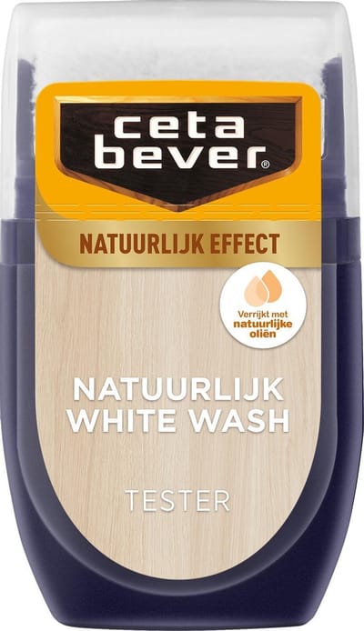 Cetabever - Natuurlijk Effect Binnen Tester - Natuurlijk White Wash - 30 Ml