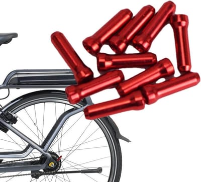 Fietskabeleindkappen - Kabelbeschermers Remkabel - Fietsonderhoud Verbeteren - Voorkomt Draadsplijten - 10 stuks - Rood