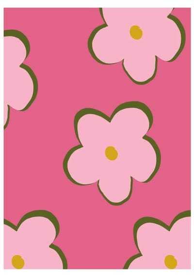 HappyBook - Notitieboek - A4 - Bloemen - Gelijnd - Roze - Softcover - Elastiek - Werk - Studie - School - Dagboek - Relatiegeschenk - Boekenlegger - Modern Cadeau - Relatiegeschenk - Geschenk - Vrolijk - Fleurig Notitieboek - Journal - Journalen
