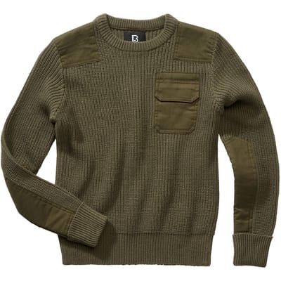 Brandit Sweatshirt voor kinderen - Kids BW Pullover - voor Kinderen - olijf
