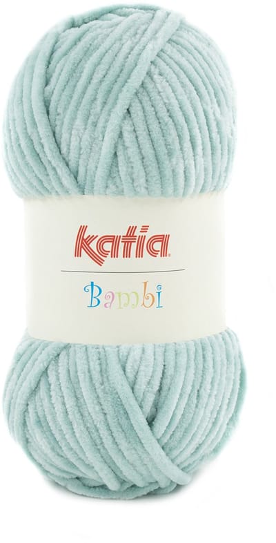 Katia Bambi - 328 witgroen - Chenille Garen