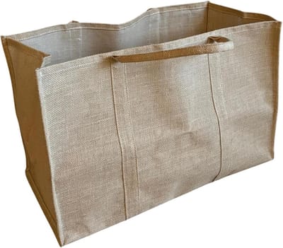 Stevige Jute Draagtas voor Brandhout - Houtopslag en Transport