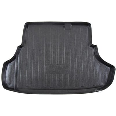 Tapis De Coffre - SCOUTT - Mitsubishi Lancer 2007-2017 - TPE Caoutchouc - 100% Imperméable - Antidérapant noir