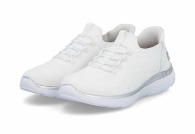 Rieker Dames Sneakers Low, Sneakers, M5066-80, Wit