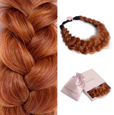 Infinity Braids - Viènne Messy Braid - Haarband - Haarband Dames - Haarbanden - Haarband Meisje -Viènne Fire Dash