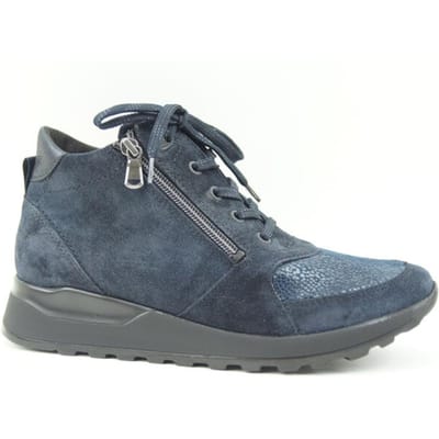Dames Veterschoenen Waldlaufer Hiroko 364h81-301-021 Donkerblauw - Maat 4