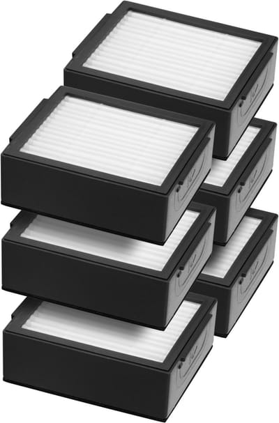 6x Dparts HEPA filter geschikt voor iRobot Roomba - voor E, I en J series - E5 E6 i3 i3+ i4 i4+ i5 i5+ i6 i6+ i7 i7+ J7 J7+ - 4624876