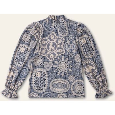 Oilily Toulouse T-Shirt- maat110/5yr Estate Blauw