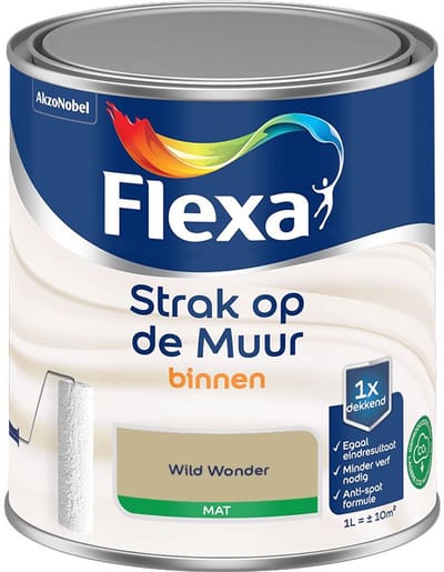 Flexa - Strak Op De Muur Binnen Mat - Wild Wonder - Mengverf - 1 L