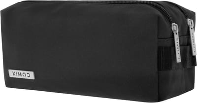 Schooletui met Ritssluitingen - Etui Jongeren - Schoolbenodigdheden Opbergen - Praktische Ritssluiting - 22 x 10 x 10 cm - Zwart
