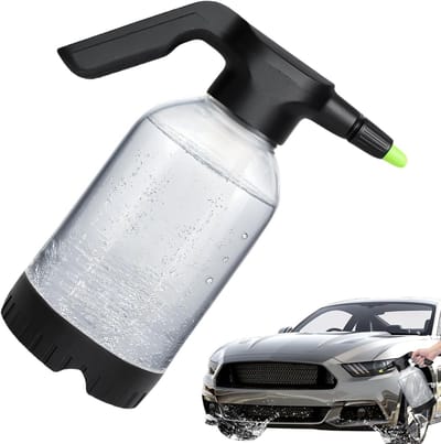 Elektrische Schuimsproeier - Reinigingspomp - Auto Wassen - Automatische Schuimgeneratie - 2 Liter - Transparant