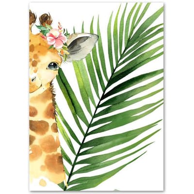 5D DIY Diamond schilderij dier giraffe borduurwerk kruissteek 3D Home Decor 20X30CM beige